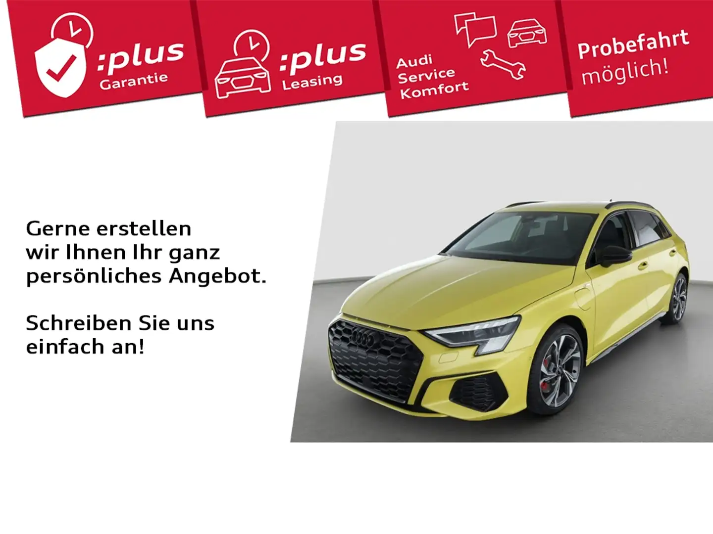 Audi A3 Sportback 45 TFSIe S line HUD AHK Navi Matrix Gelb - 1