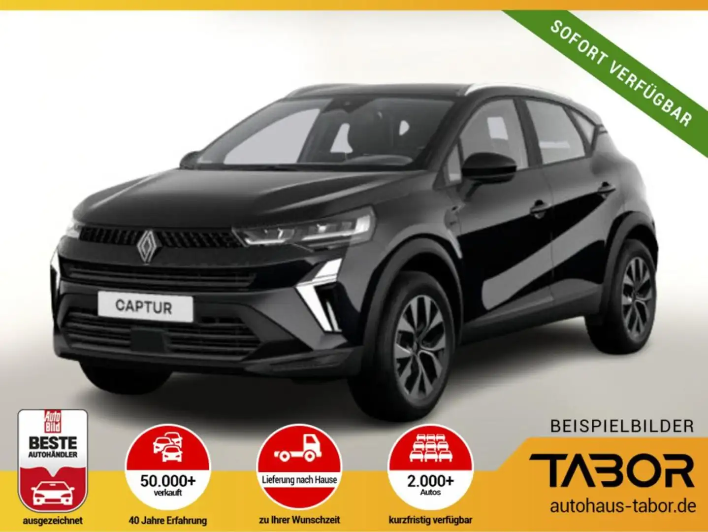 Renault Captur Evolution TCe 100 LPG Kam SHZ PDC Nav Schwarz - 1