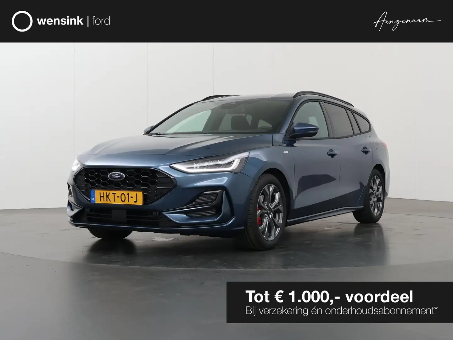 Ford Focus Wagon 1.0 EcoBoost Hybrid ST Line X | Winterpakket Bleu - 1