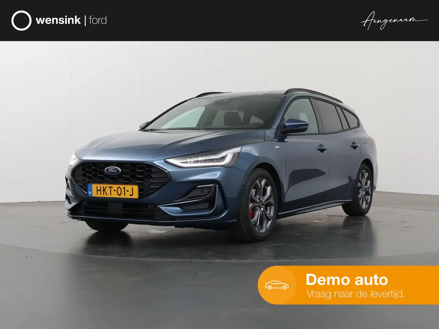 Ford Focus Wagon 1.0 EcoBoost Hybrid ST Line X Bleu - 1