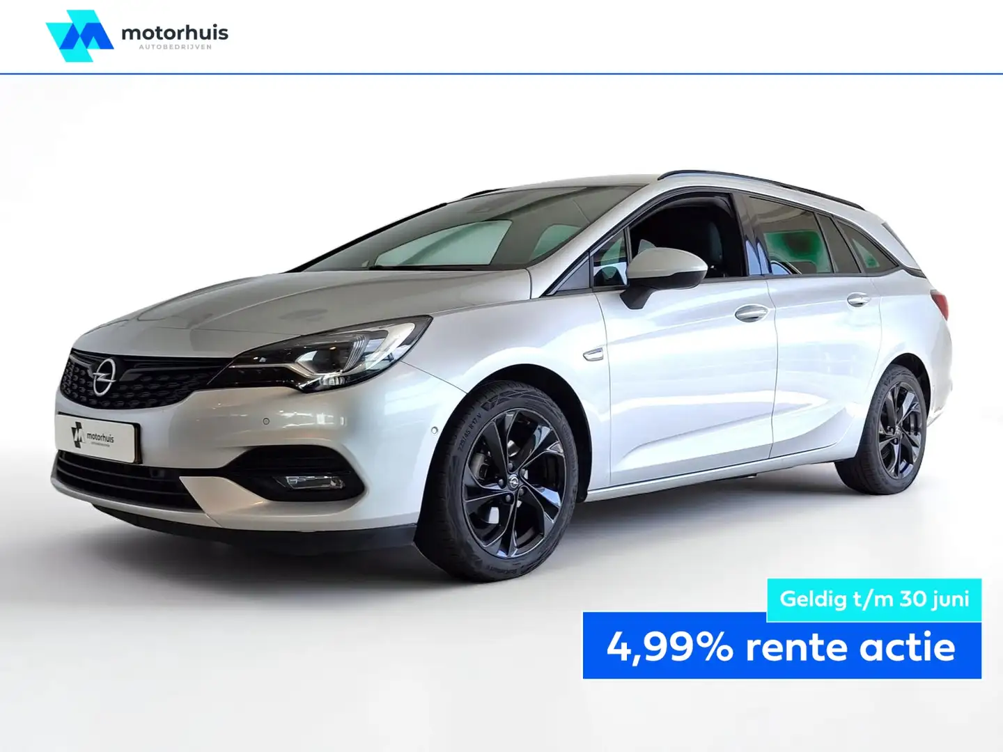 Opel Astra Sports Tourer 1.2 Turbo 145pk Ultimate AGR TREKHAA Grijs - 1