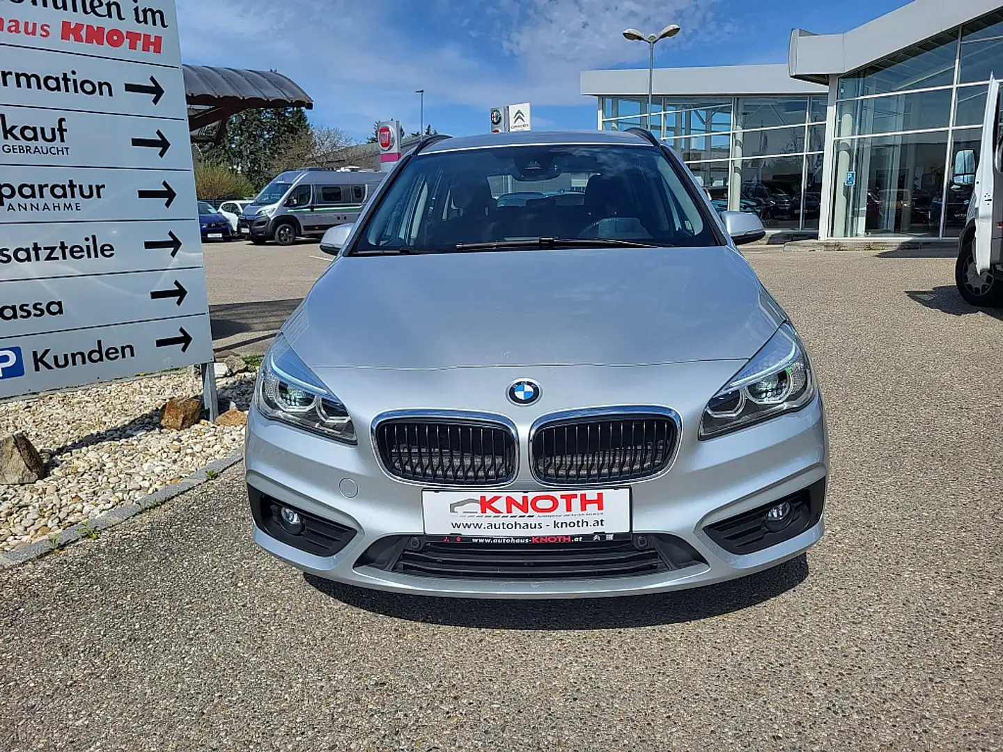 BMW 214 d Gran Tourer Advantage Silber - 2