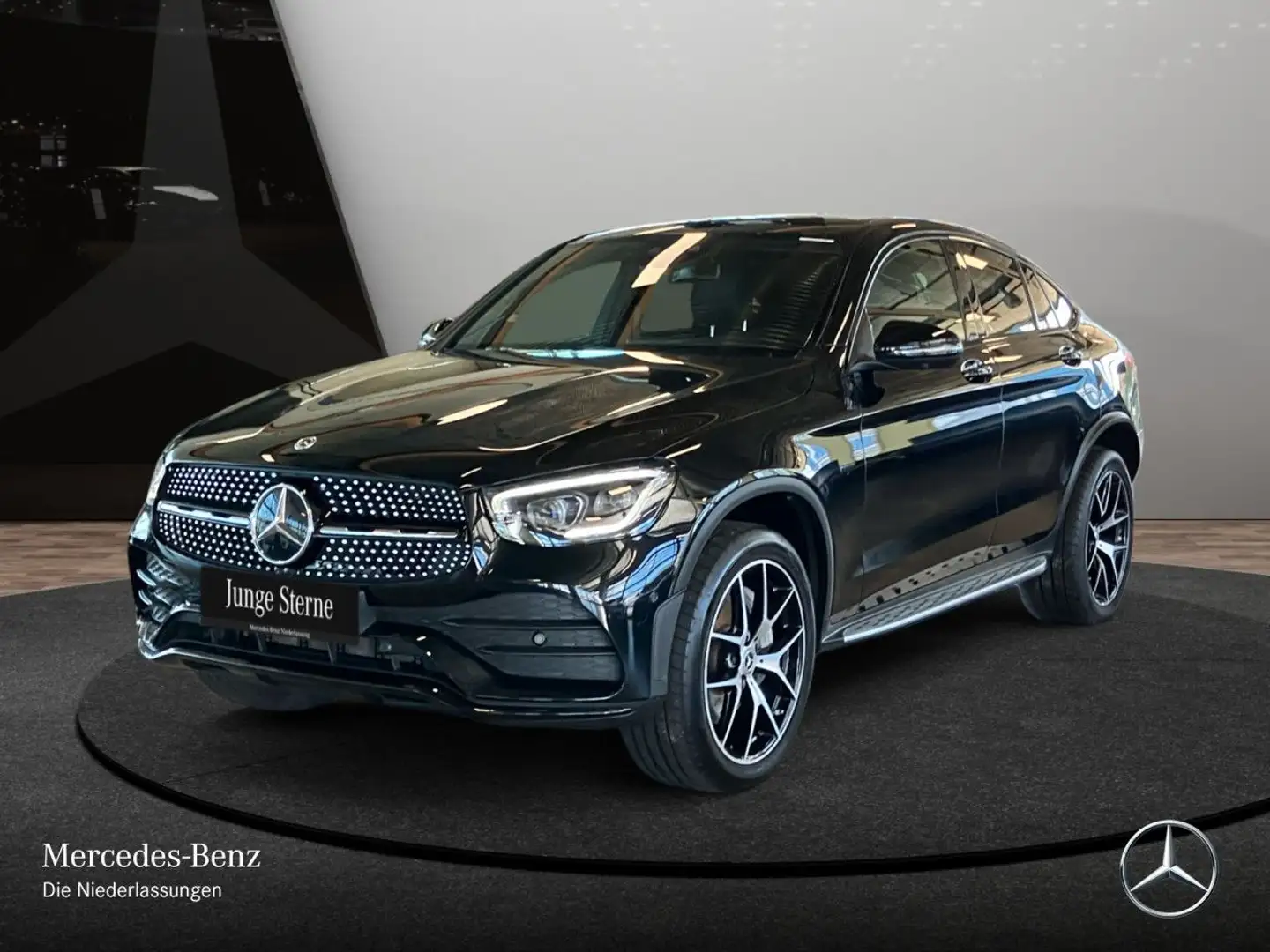 Mercedes-Benz GLC 300 e Coupé 4M AMG+NIGHT+360+AHK+MULTIBEAM+9G Schwarz - 2