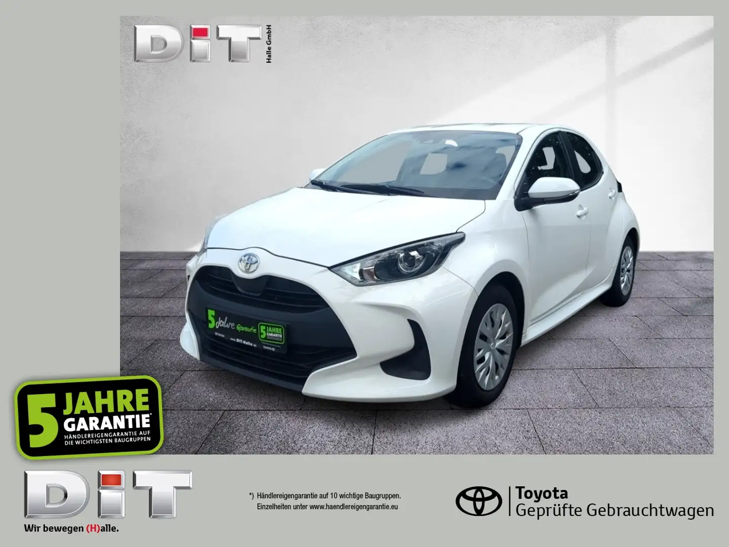 Toyota Yaris 1.0 Comfort Klima Kamera Tempomat Isofix Weiß - 1