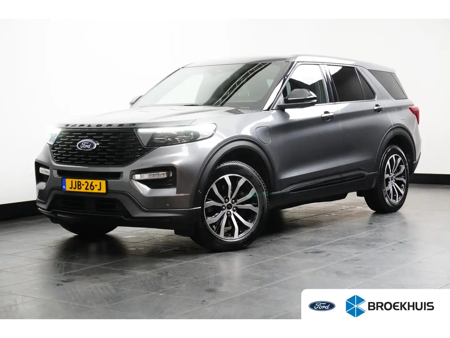 Ford Explorer 3.0 V6 E.B. PHEV ST-Line | Trekhaak | BTW-auto | S Gris - 1