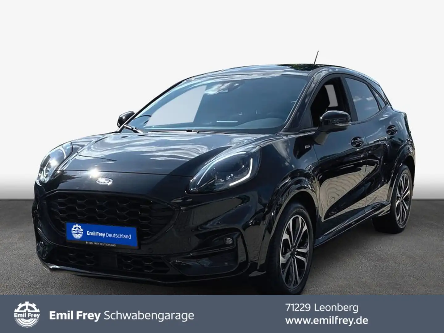 Ford Puma 1.0 Hybrid Aut. ST-LINE *ACC *RFK *PDC *WINTE Schwarz - 1
