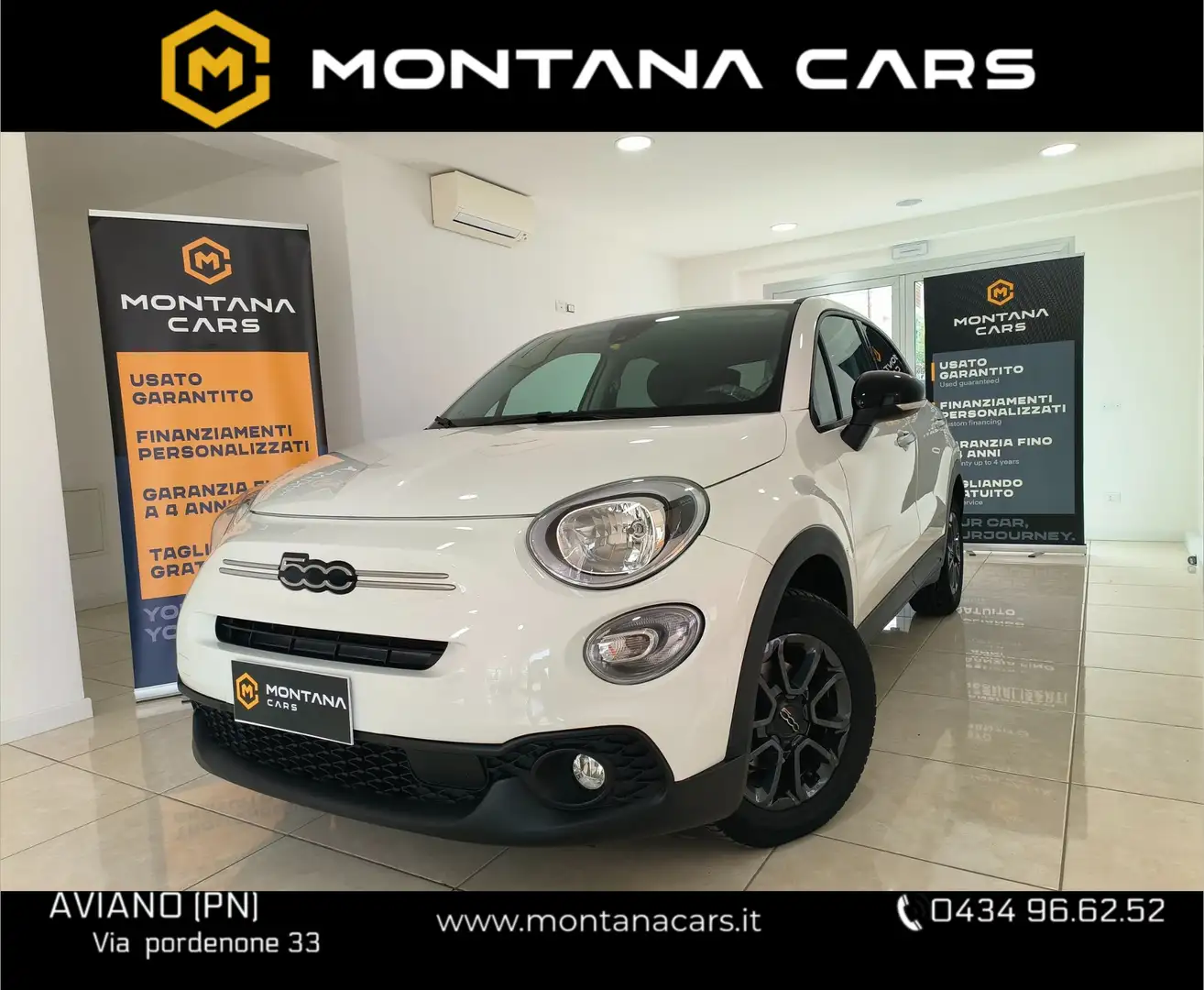 Fiat 500X 500X 1.3 mjet Club 95cv Weiß - 1