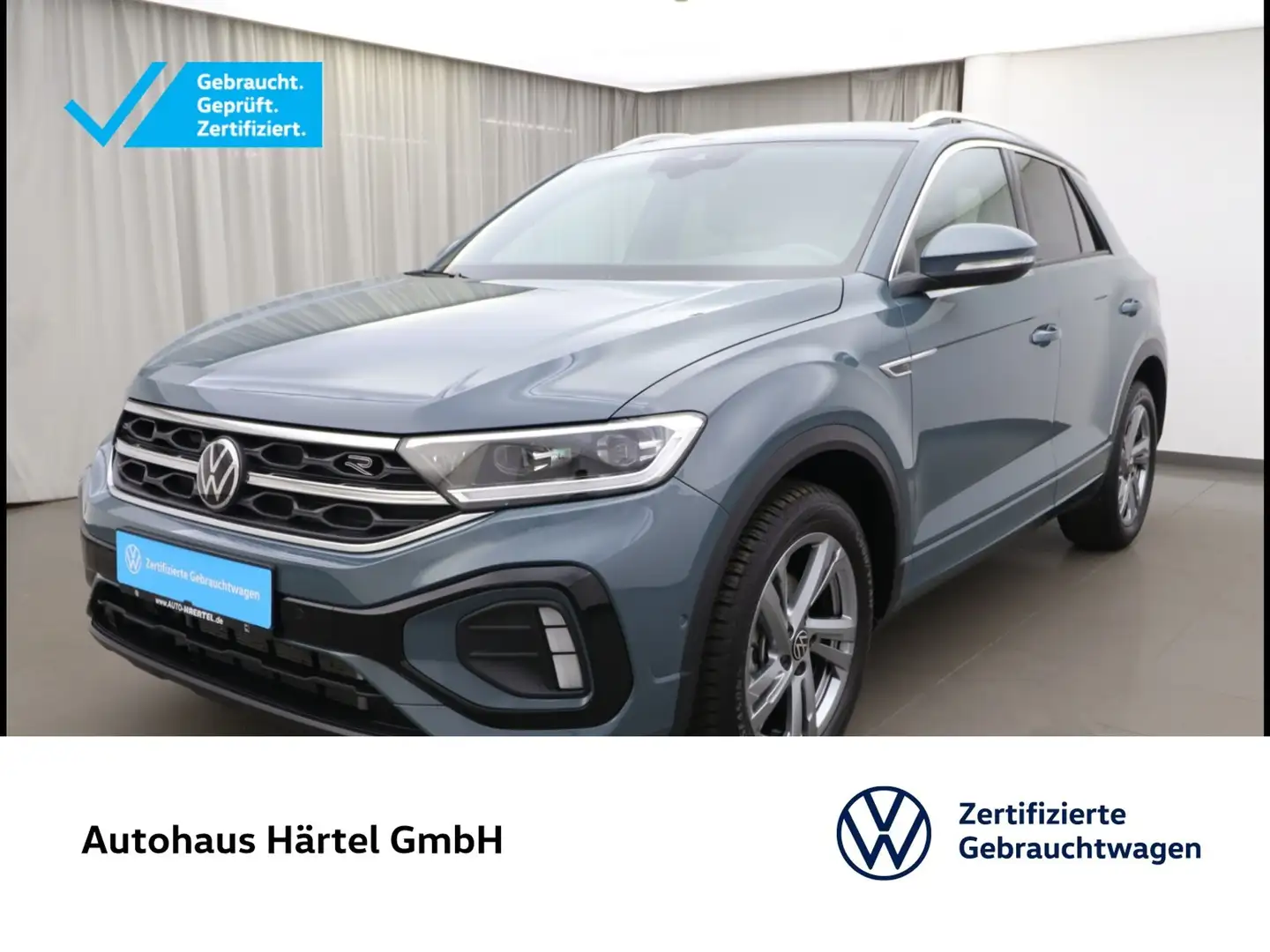 Volkswagen T-Roc R-LINE 1.5 TSI DSG (+ACC-RADAR+NAVI) LED Blau - 1