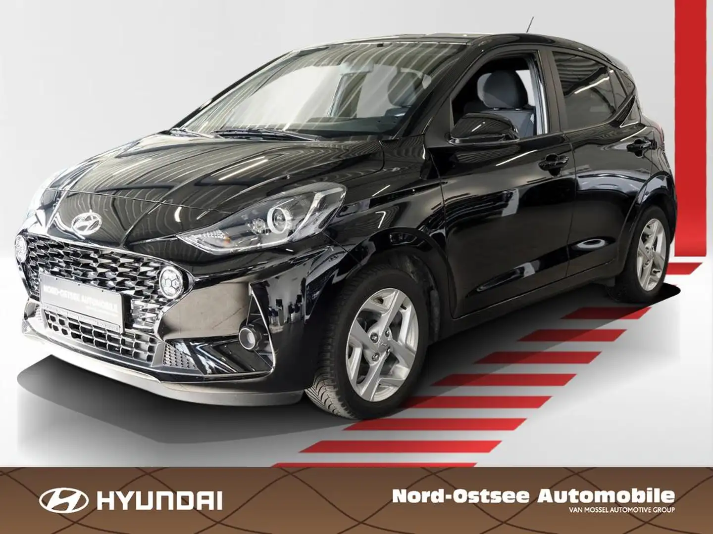 Hyundai i10 1.0 CONNECT & GO  KAMERA PDC SITZHZG KLIMA Zwart - 1