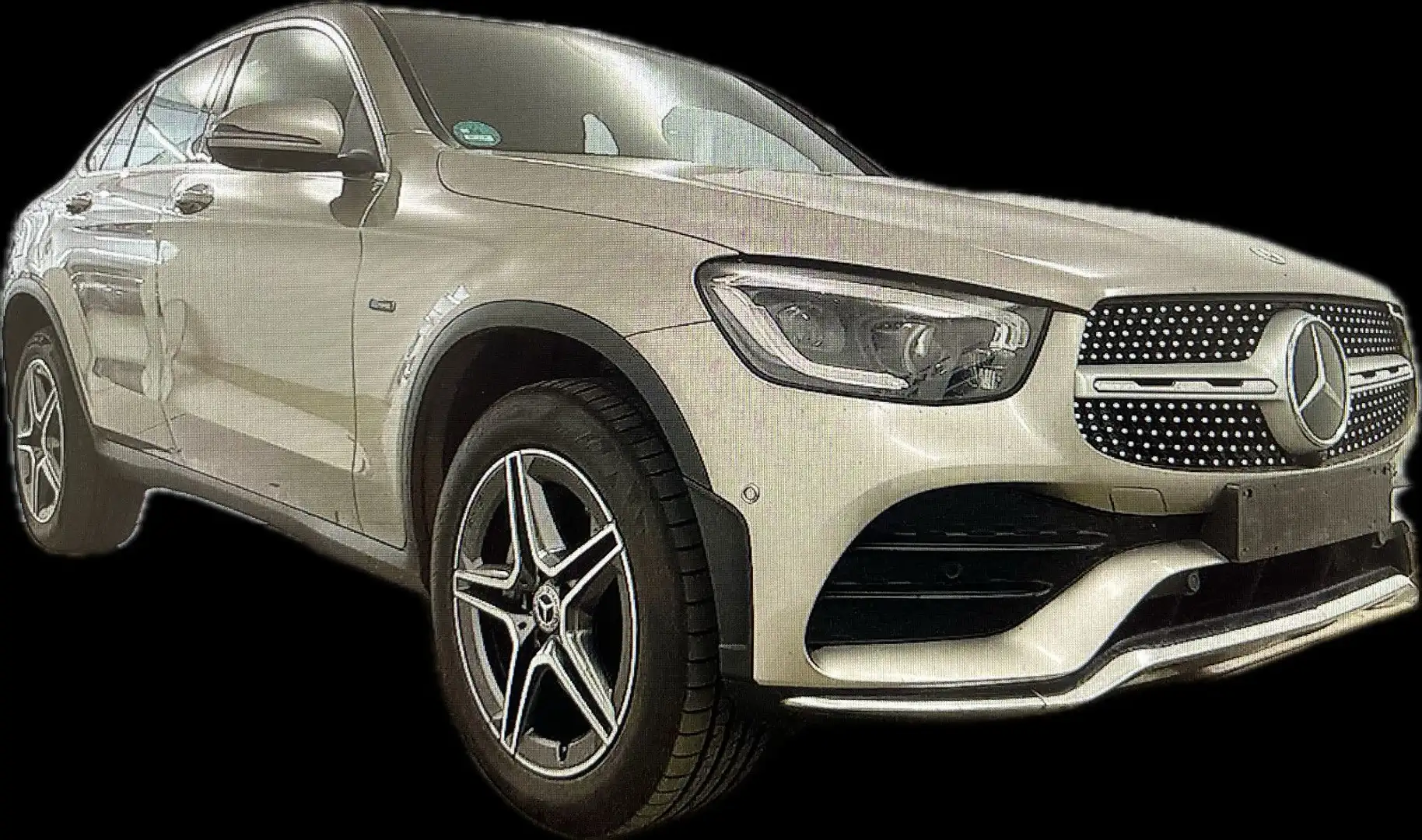 Mercedes-Benz GLC 300 de 4Matic/Coupe/AMG/ACC/Standhg/360°K/AHK Plateado - 1