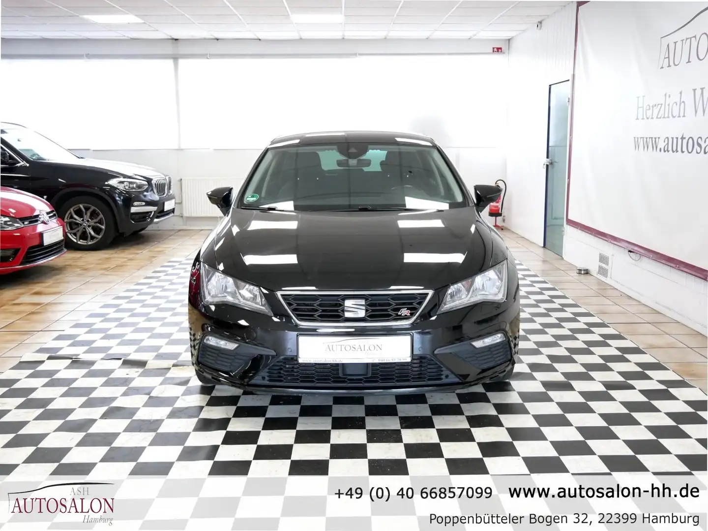 SEAT Leon FR*1Vorb*Serviceg.*ACC*Navi*PDC V&H*Sportsitze* Negro - 2