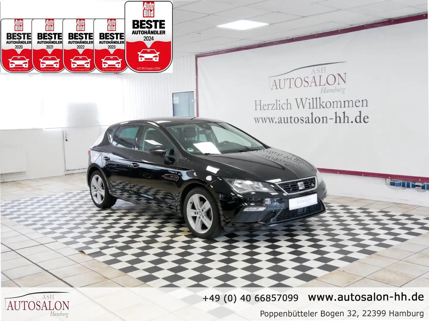 SEAT Leon FR*1Vorb*Serviceg.*ACC*Navi*PDC V&H*Sportsitze* Negro - 1