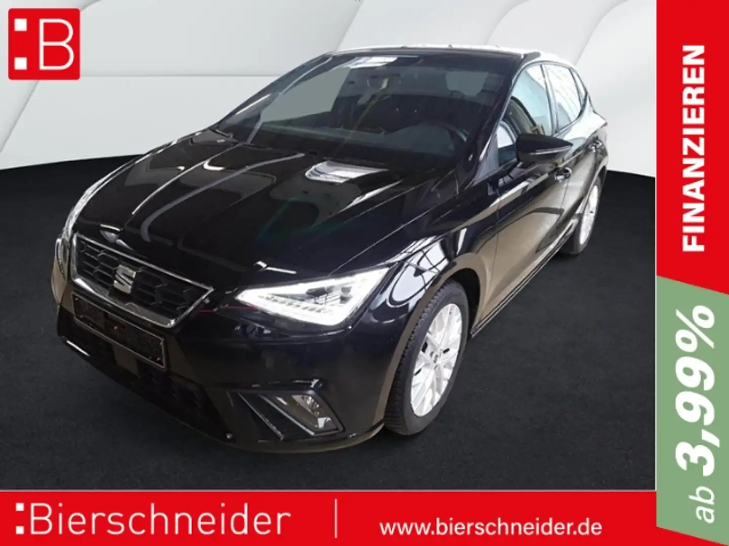 SEAT Ibiza 1.0 TSI DSG FR NAVI REAR VIEW SHZ ALLWETTER Schwarz - 1