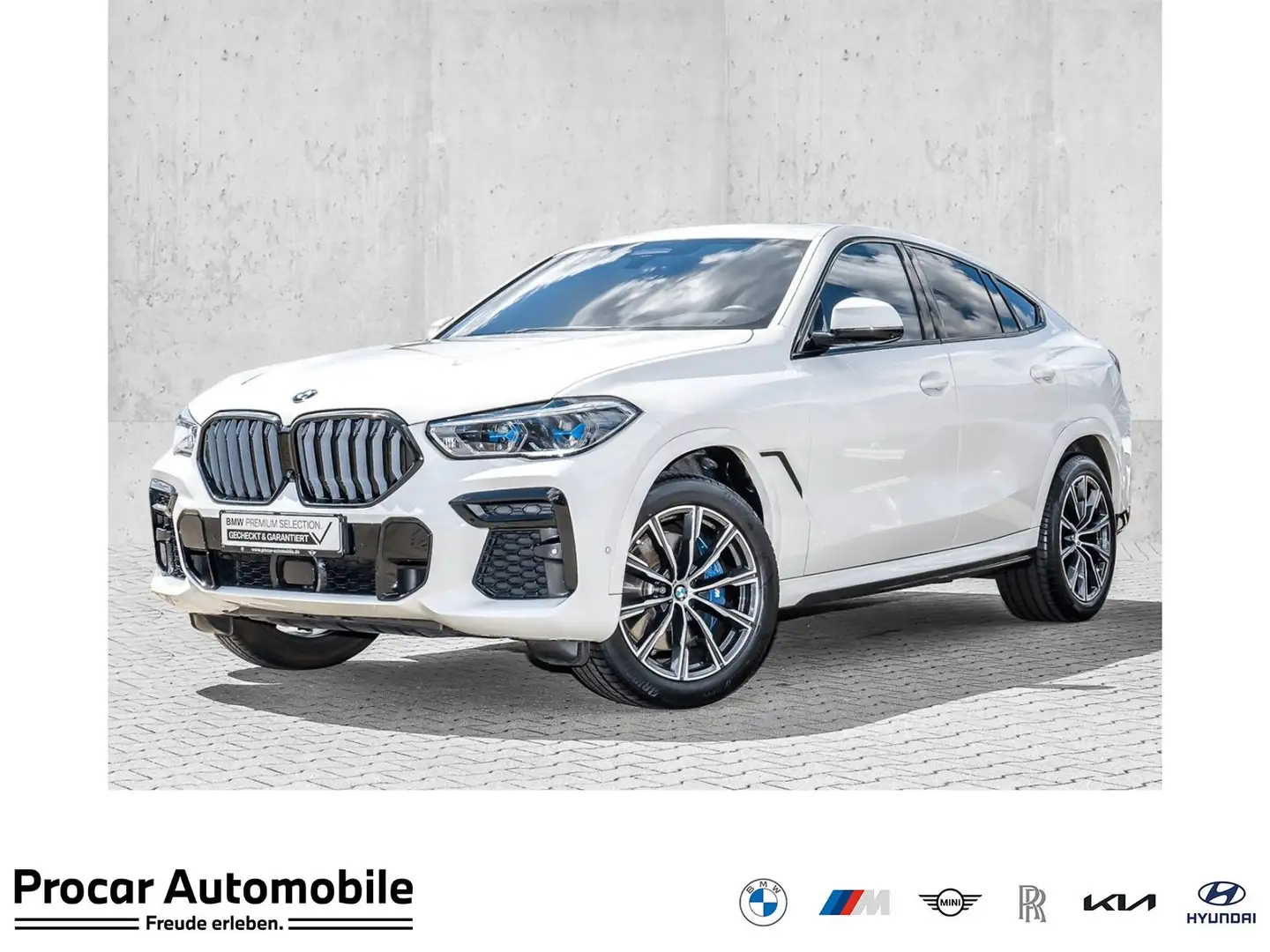 BMW X6 xDrive30d M Sport HUD PANO ACC AHK 360°KAM Weiß - 1