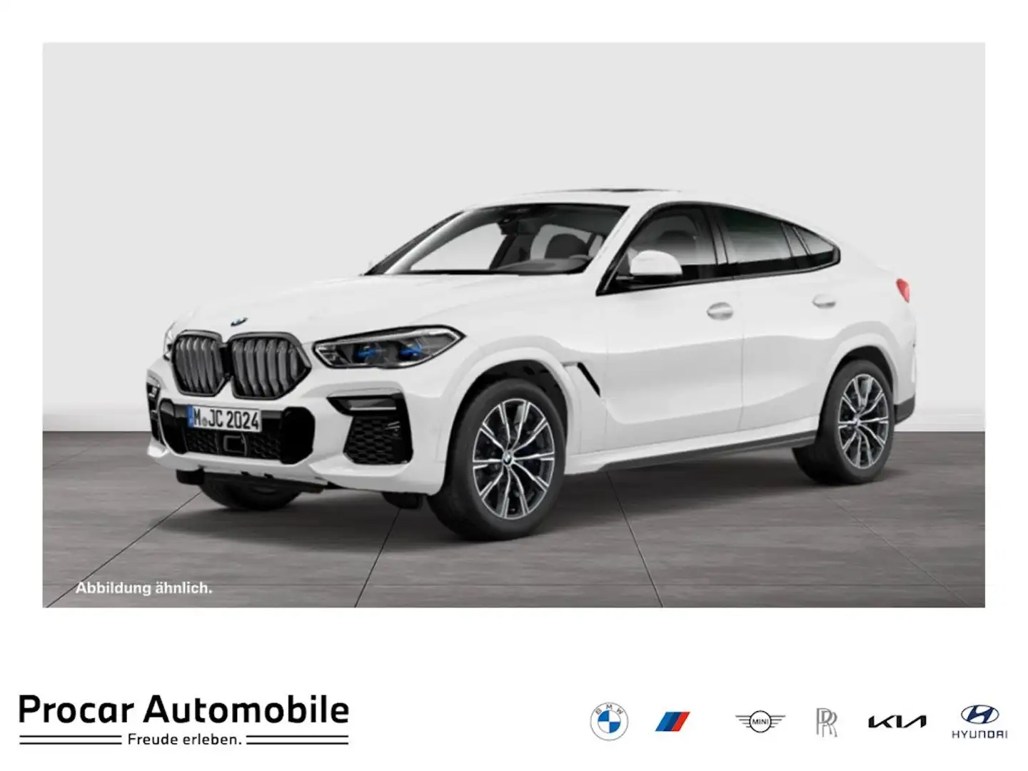 BMW X6 xDrive30d M Sport HUD PANO ACC AHK 360°KAM Weiß - 1