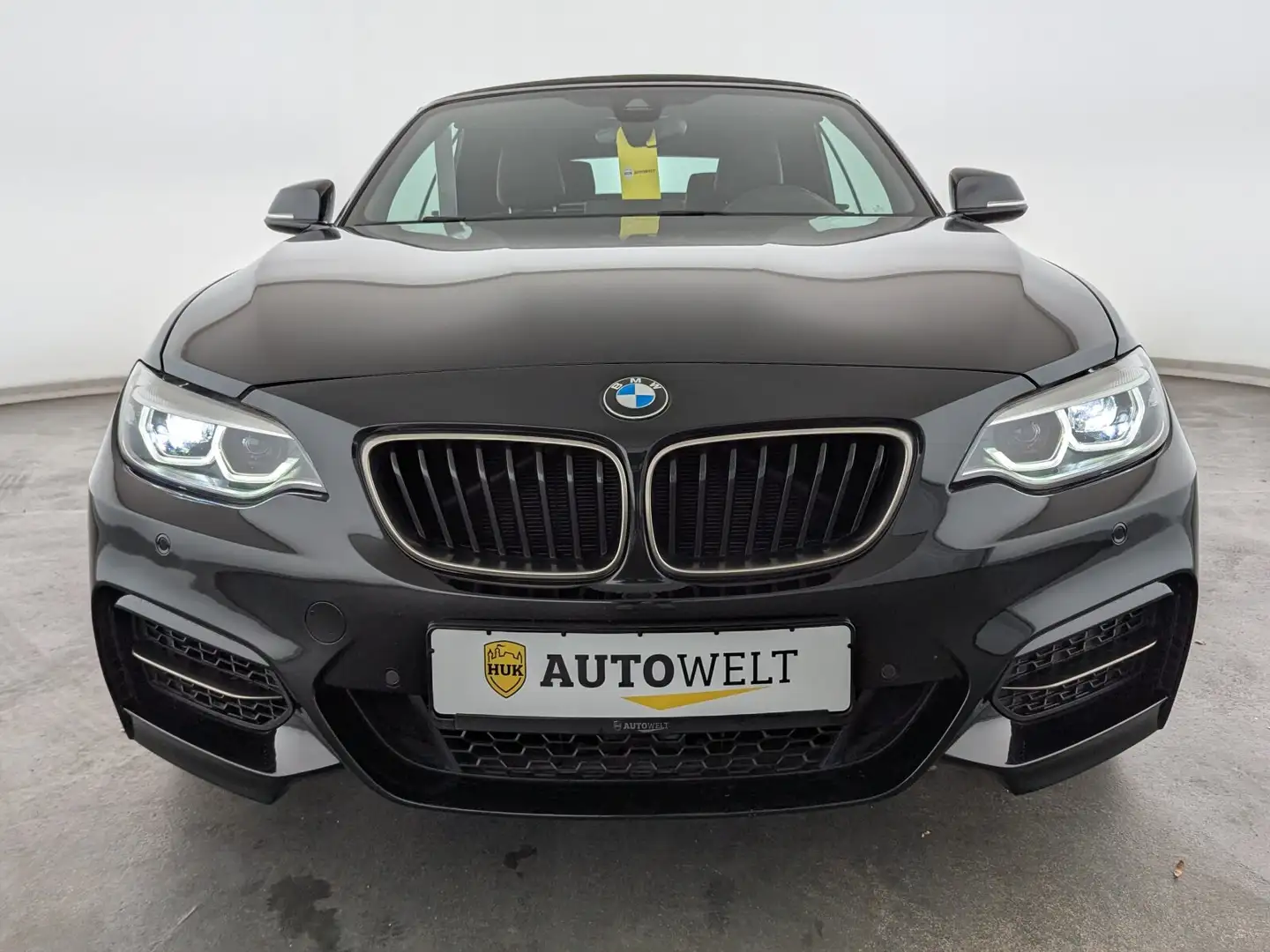 BMW 240 M240 i xDrive Cabrio OPF LEDER+LED+NAVI+SHZ+RFK+ Schwarz - 2