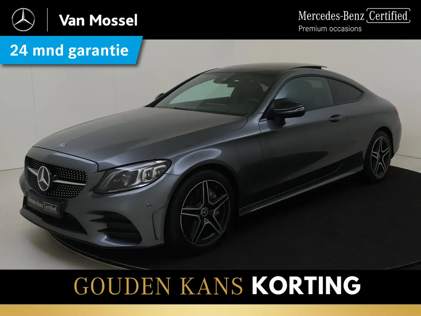 Mercedes-Benz C 300 Coupé Premium Plus Pack / Stoelverwarming / Achter Gris - 1