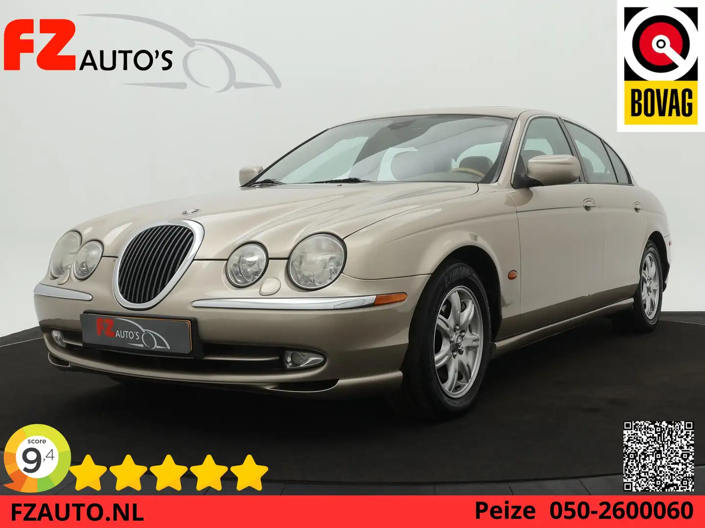 Jaguar S-Type 3.0 V6 Sport - Schuifdak - Stoelverwarming - Clima Bej - 1