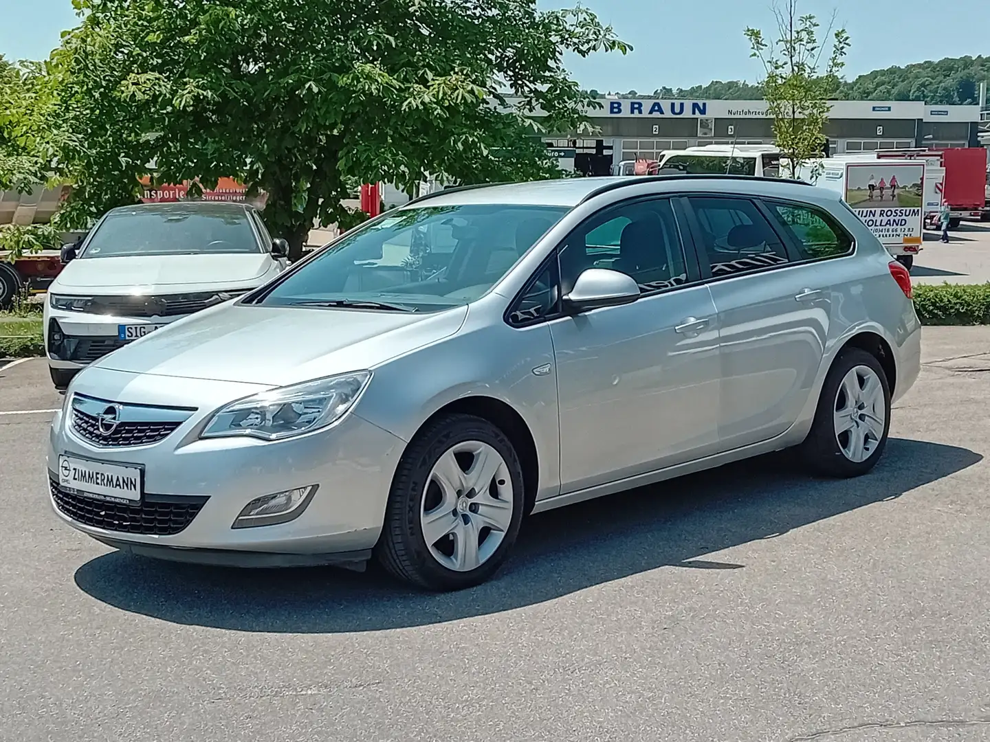 Opel Astra J Sports Tourer Klima Radio Zilver - 2