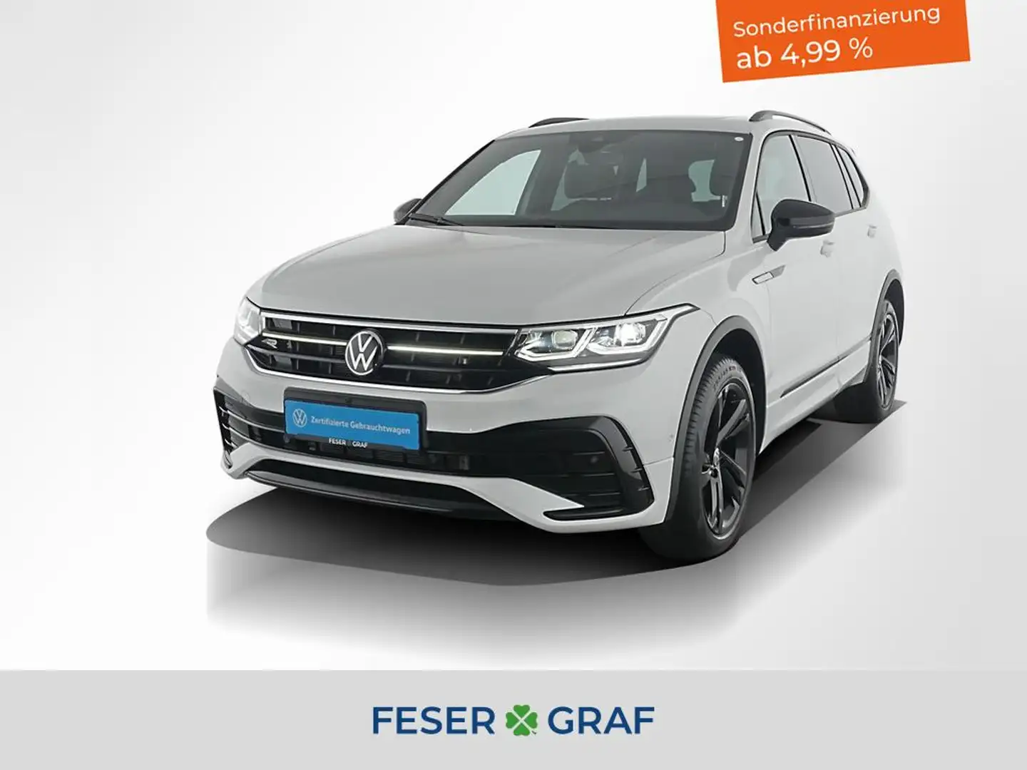 Volkswagen Tiguan Allspace R-Line 2.0 l TDI SCR 4M PANO 19" Weiß - 1