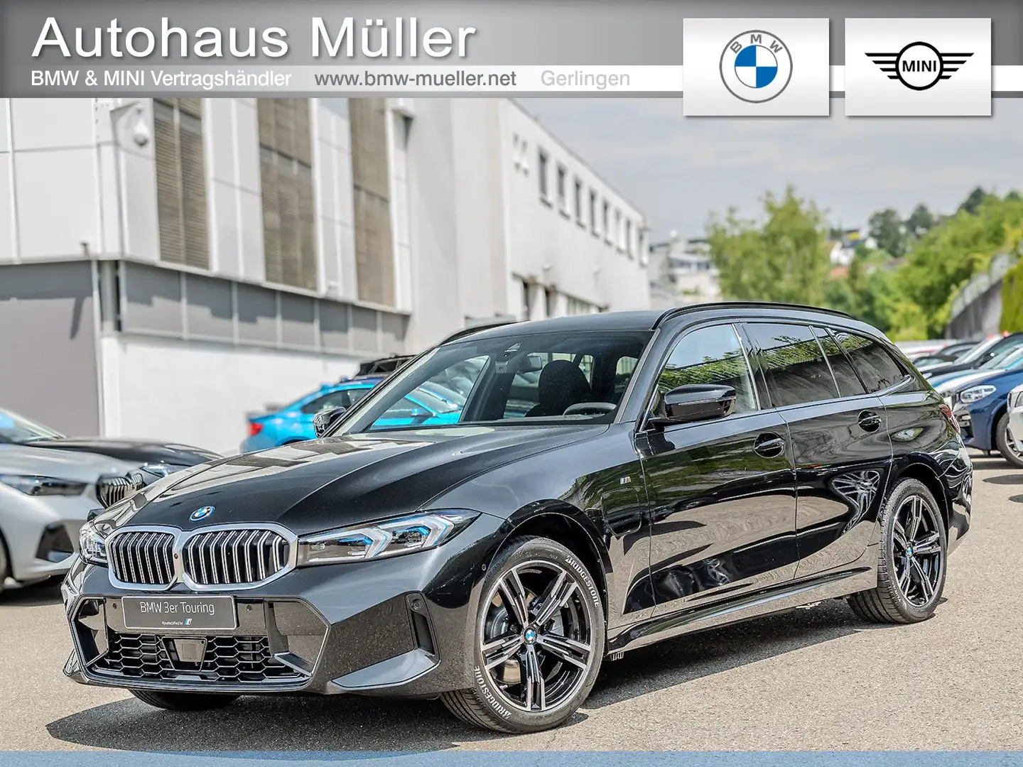 BMW 330 e Touring 19.880 Euro Ersparnis! HELLO SUMMER Schwarz - 1