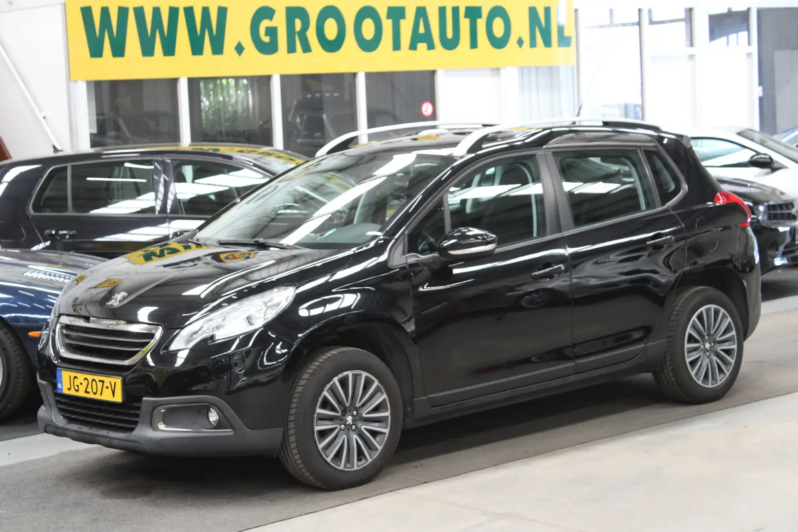Peugeot 2008 1.2 PureTech Active 76.834km NAP, Panoramadak, Air Schwarz - 1