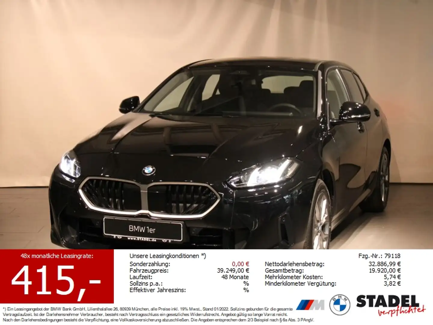 BMW 120 Schwarz - 1