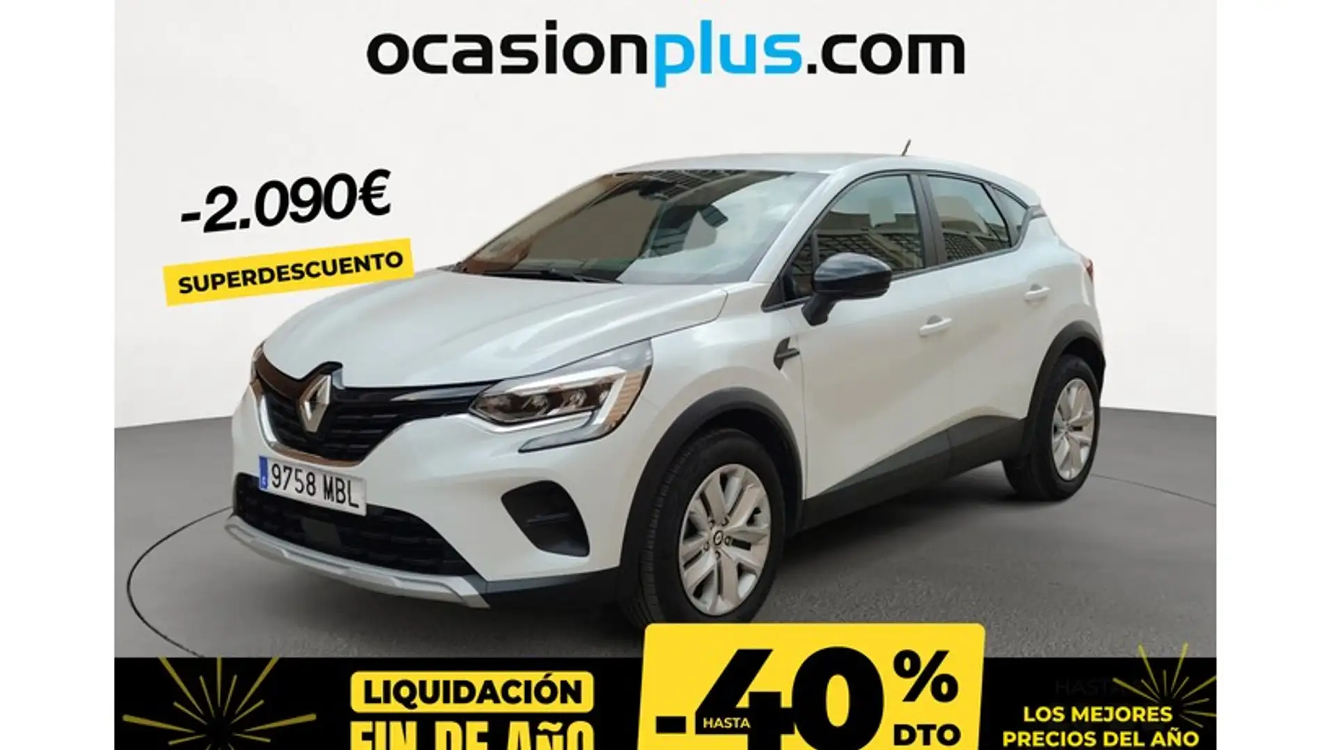 Renault Captur TCe Intens 74kW GLP Blanco - 1