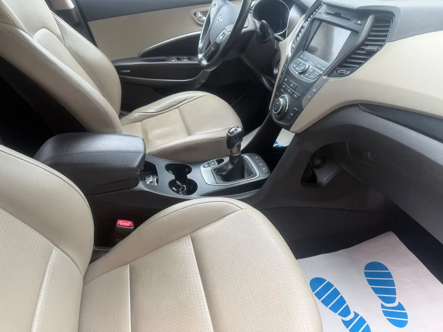 Hyundai SANTA FE Premium, Panorama, Xenon, AHK Blanc - 2