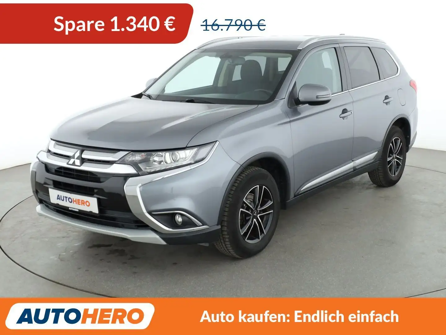 Mitsubishi Outlander 2.0 MIVEC Edition 100 2WD *TEMPO*LIM*CAM*AHK* Grigio - 1