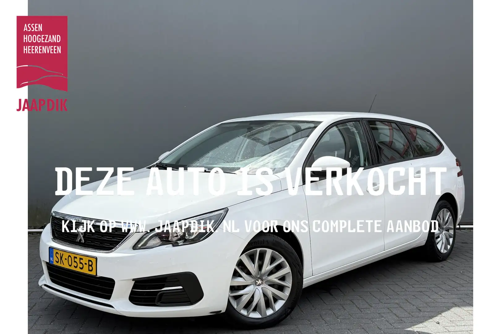 Peugeot 308 SW BWJ 2018 1.6 120 PK BlueHDI Blue Lease TREKHAAK Weiß - 1
