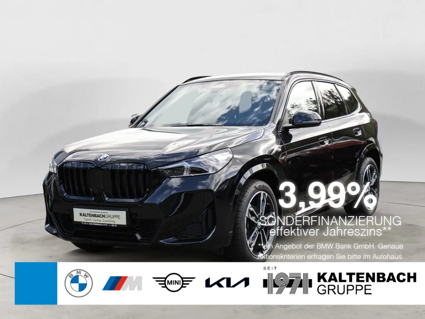 BMW X1 sDrive 18i M-Sport AHK LED ACC NAVI KAMERA Zwart - 1