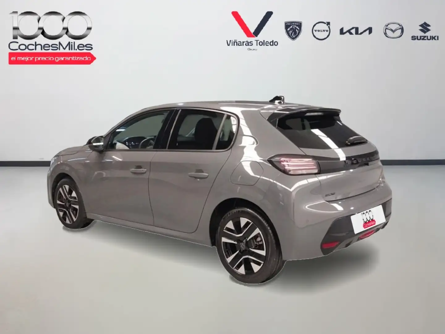 Peugeot 208 1.2 Puretech S&S Allure 100 Gris - 2