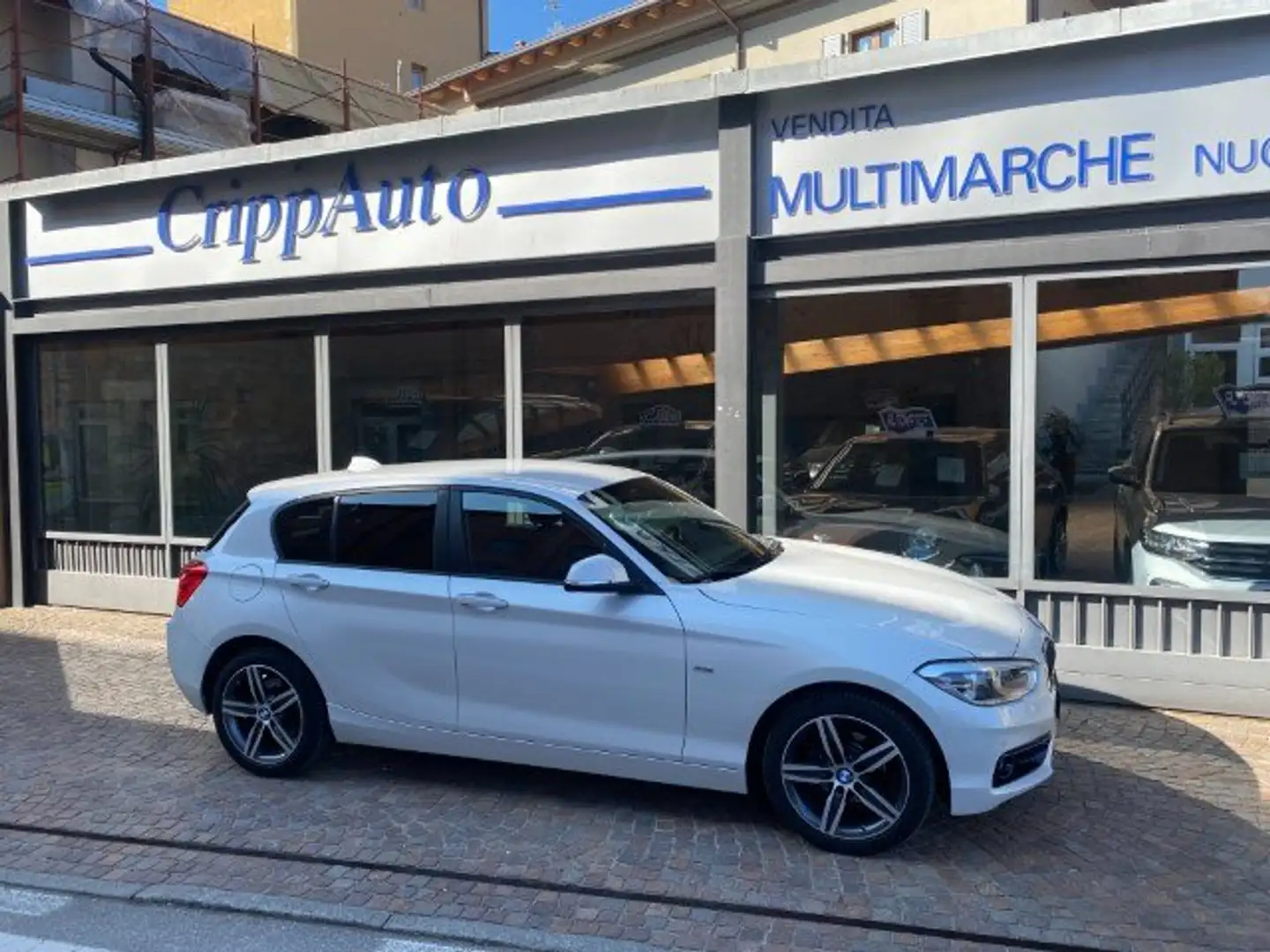 BMW 118 118d Sport 5 Porte Automatico Bianco - 1