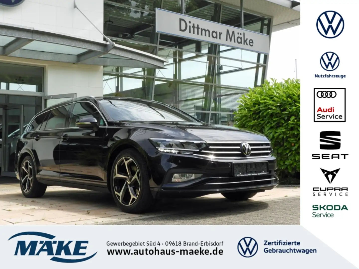 Volkswagen Passat Variant Business 2.0 TDI DSG ACC RFK LED Schwarz - 1