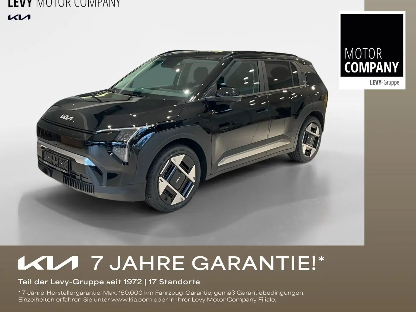 Kia EV3 58.3kWh Earth ACC+SpurH+Klima+Navi+Leder+PDC Schwarz - 1