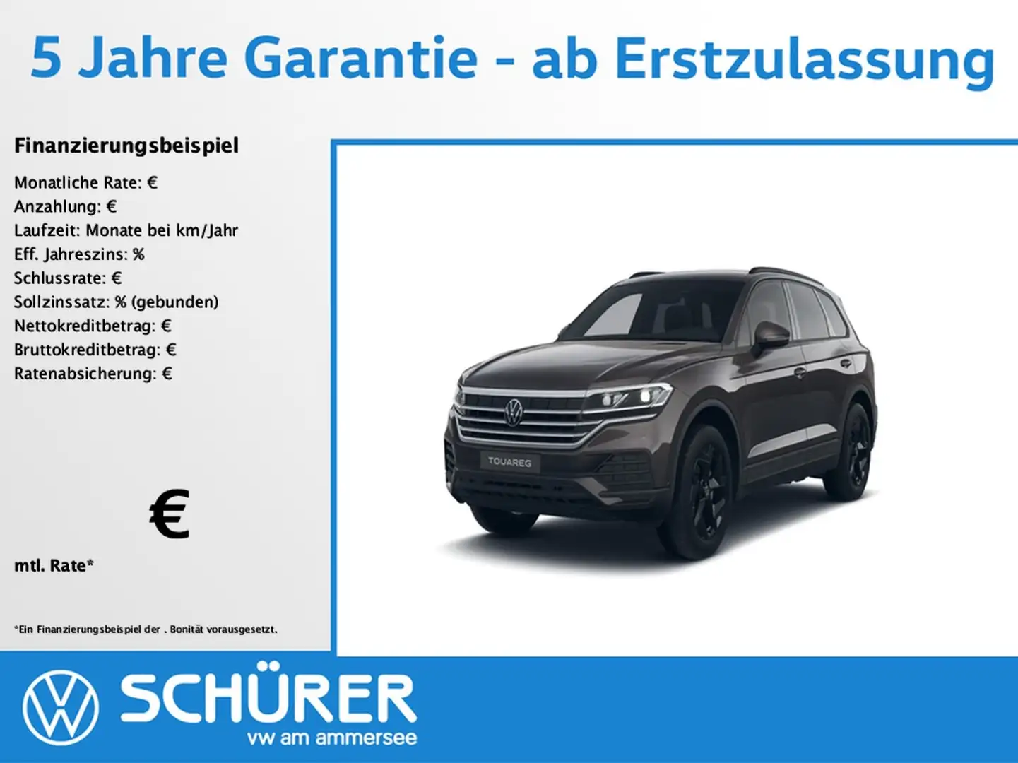 Volkswagen Touareg 3.0TDI 4Motion Luft AHK Keyless RKam ACC Braun - 1
