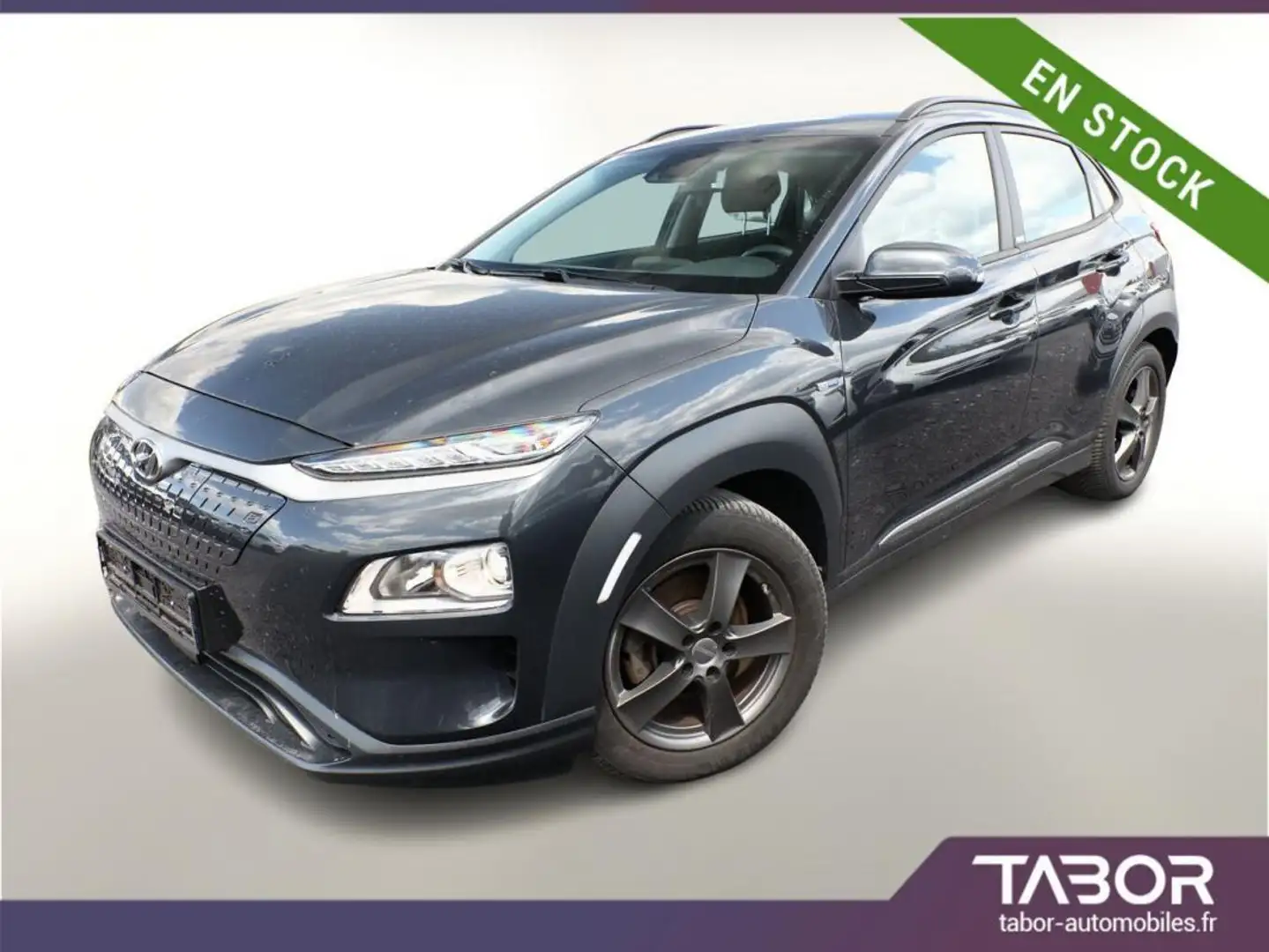 Hyundai KONA Elektro 64kWh Trend ACC radars Cam Gris - 1