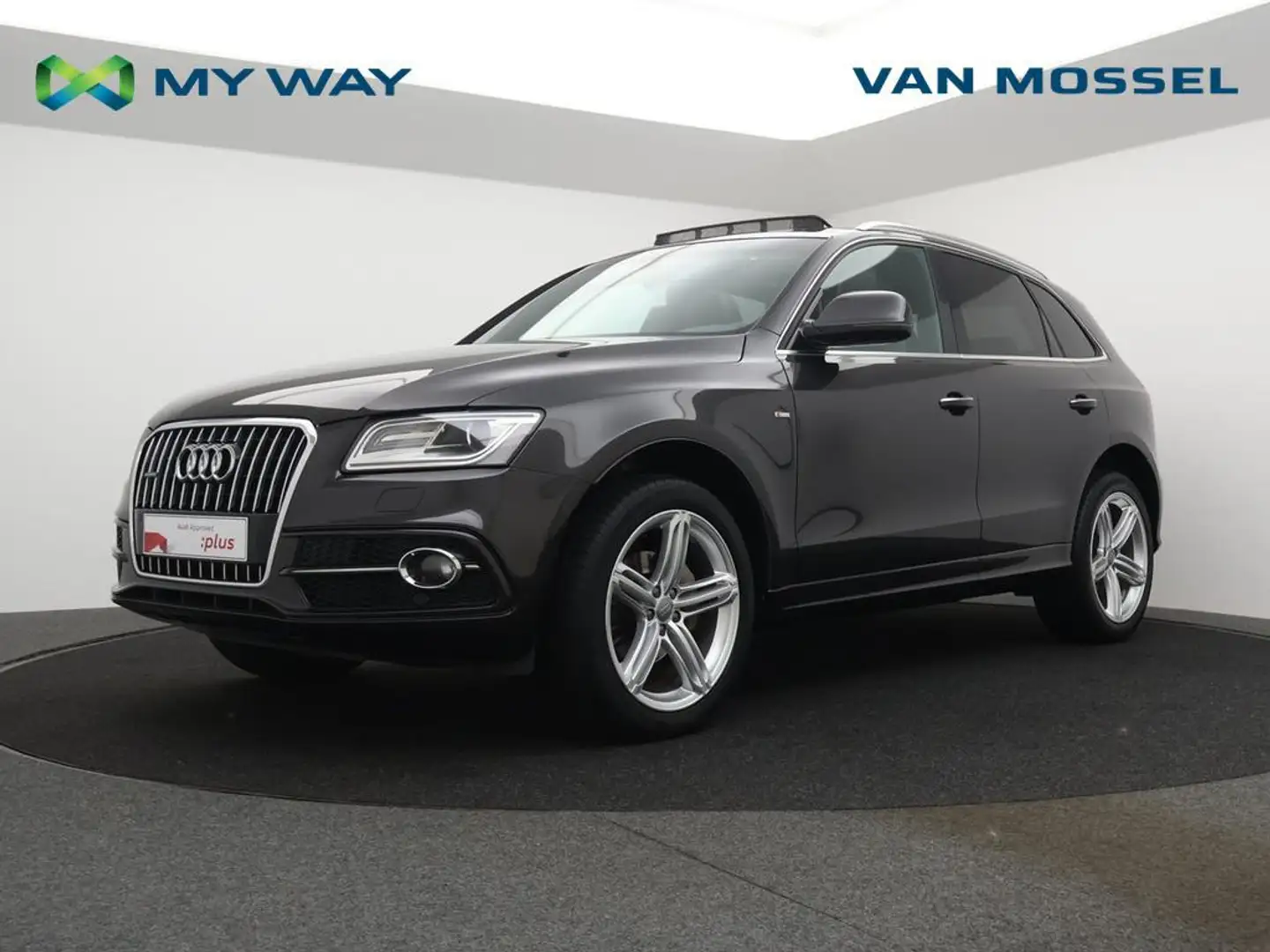 Audi Q5 2.0TDi 190PK QUATTRO Design *AUTOMAAT*PANO DAK*TREKHAAK*LEDER*NAVI*BLTH*CRUISE*ZETELVERWARMING*... Black - 1