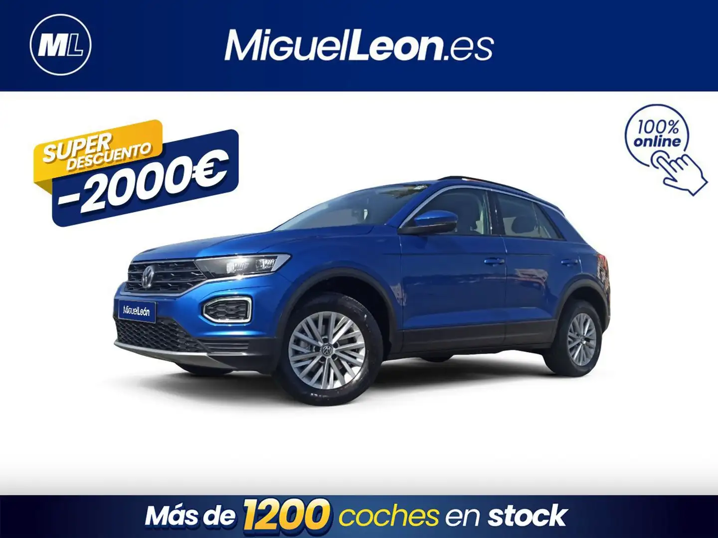 Volkswagen T-Roc 1.6TDI Advance Azul - 1