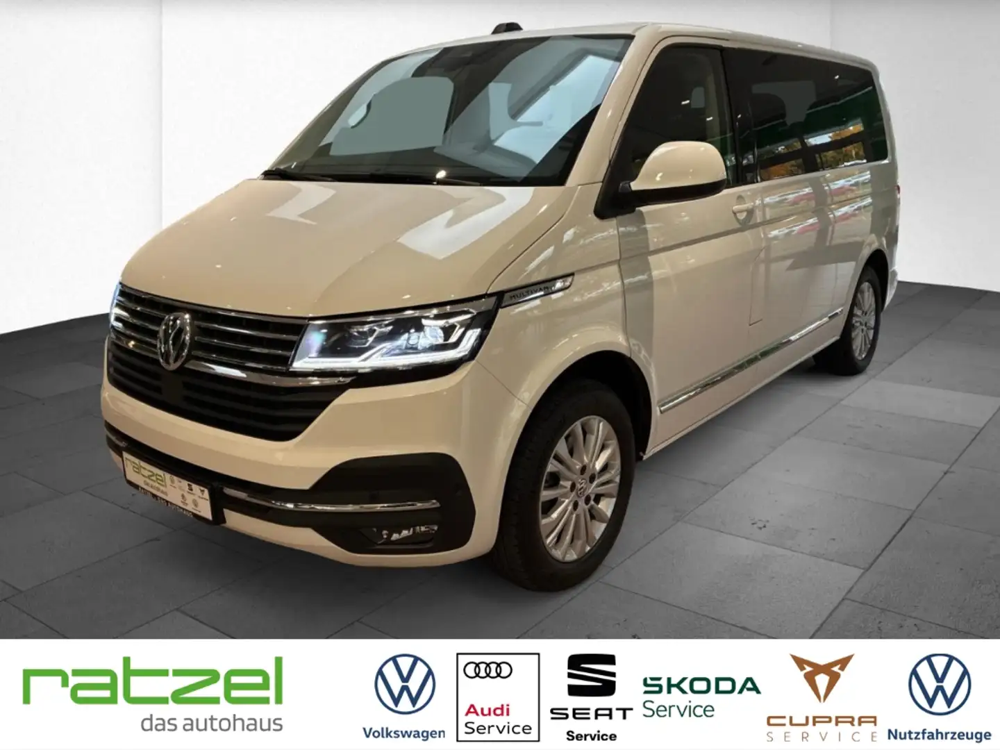 Volkswagen T6.1 Multivan 2.0 TDI Gen Six AHK+Navi+Digi.Tacho Weiß - 1