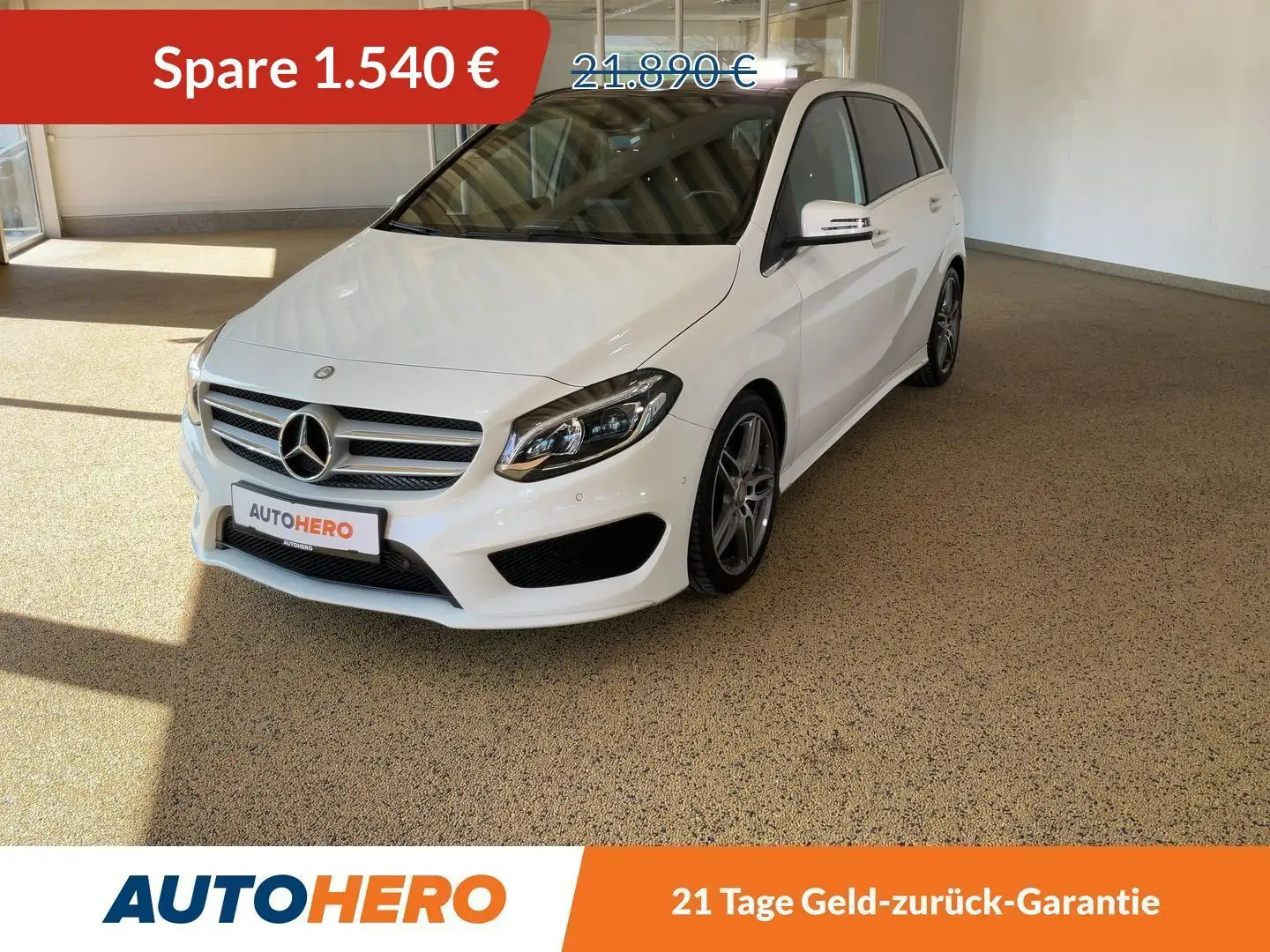 Mercedes-Benz B 200 B 200 AMG Line Aut.*LED*NAVI*TEMPO*PDC*CAM*SHZ* Weiß - 1