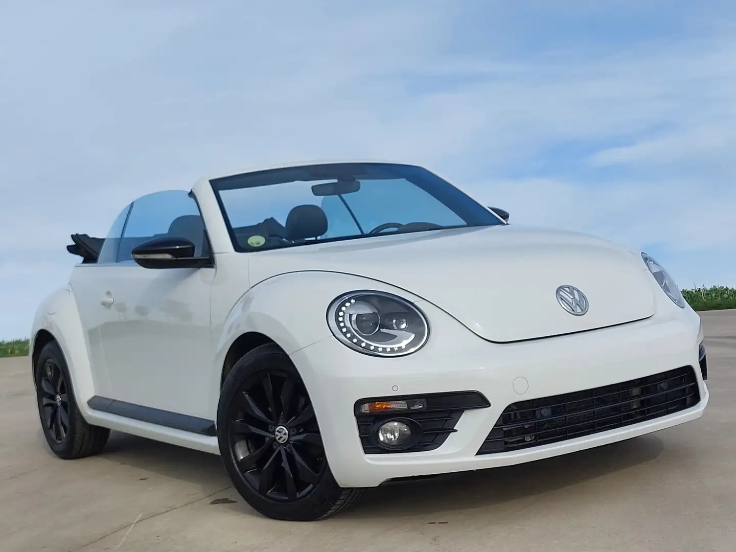 Volkswagen Beetle 2.0 TDi Exclusive DSG garantie 1 an et entretien Blanc - 1