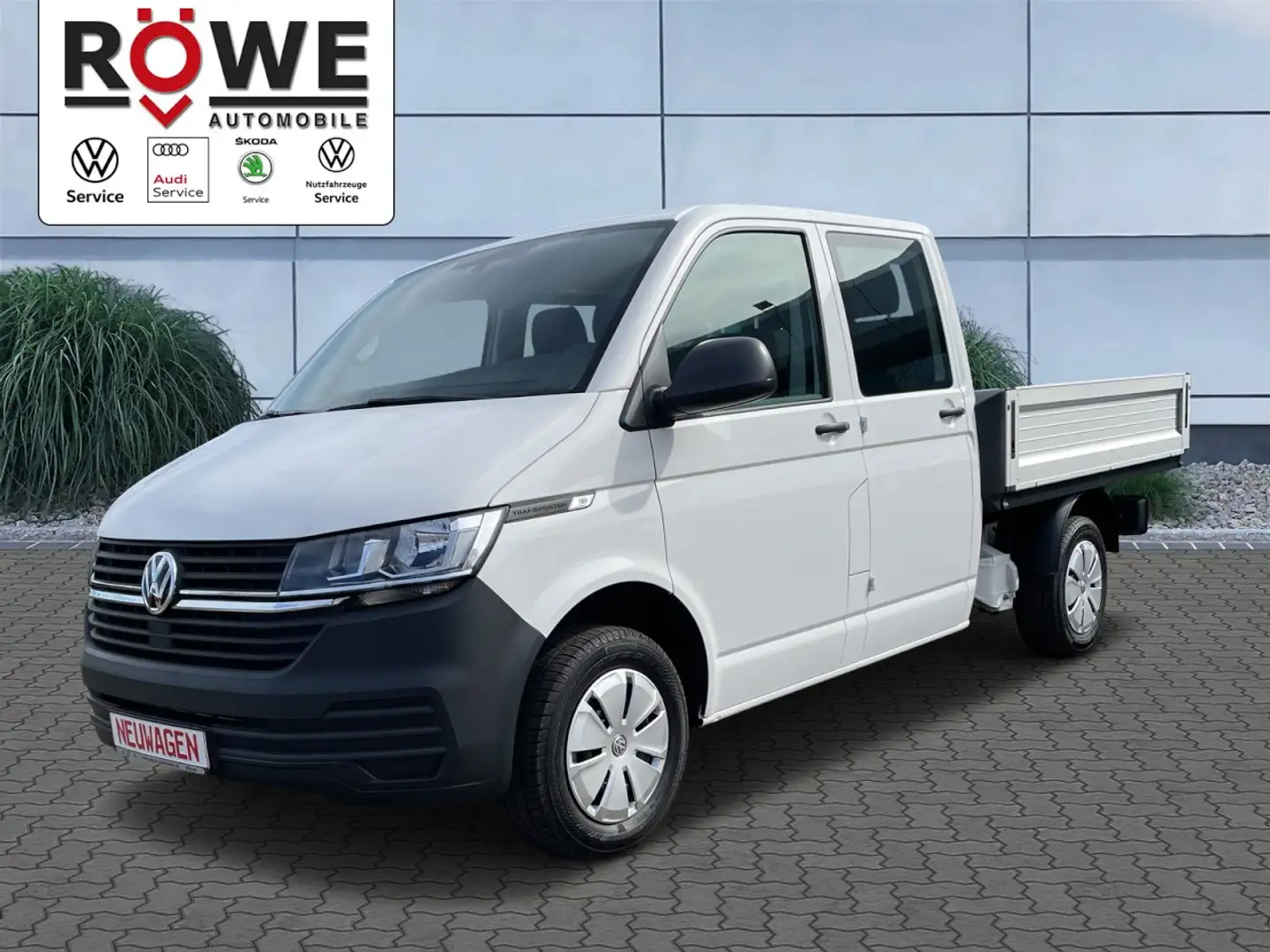Volkswagen T6.1 Transporter Doppelkabine Pritsche lang LR AHK GJR Klima Klima Alb - 1
