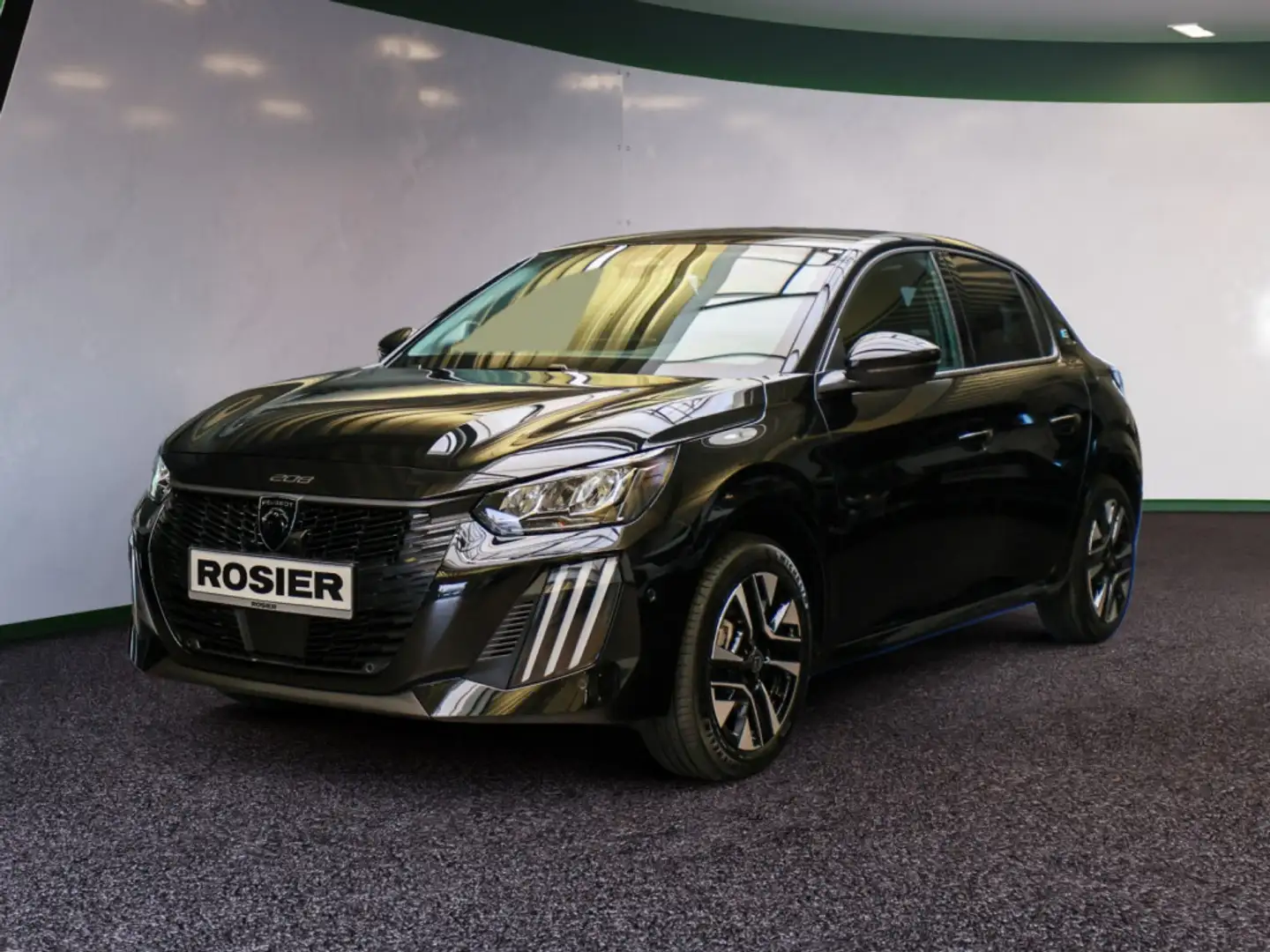 Peugeot e-208 ALLURE Elektromotor 156 LED 360° NAVI Schwarz - 2