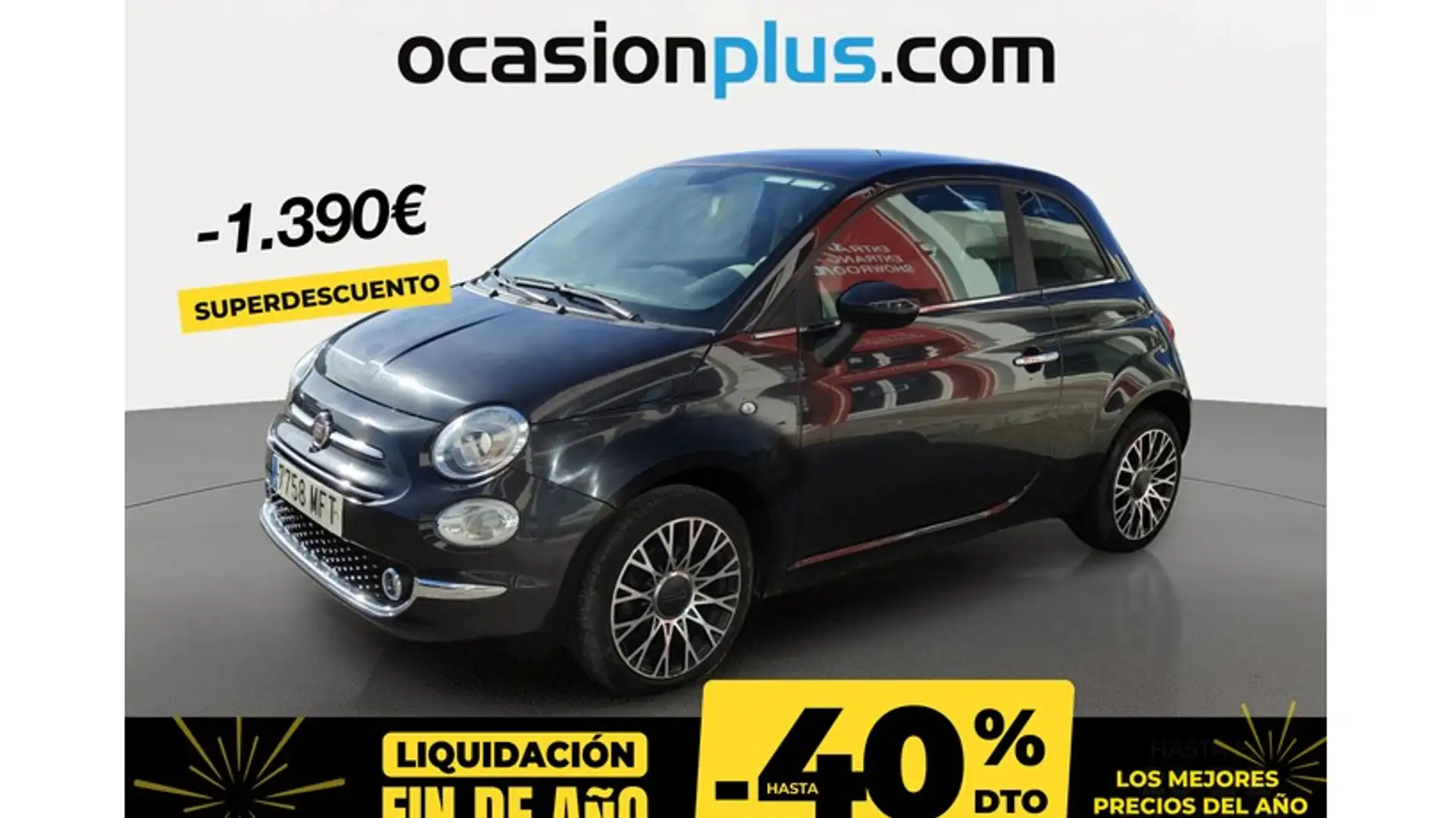 Fiat 500 1.0 Hybrid Dolcevita 52kW Negro - 1
