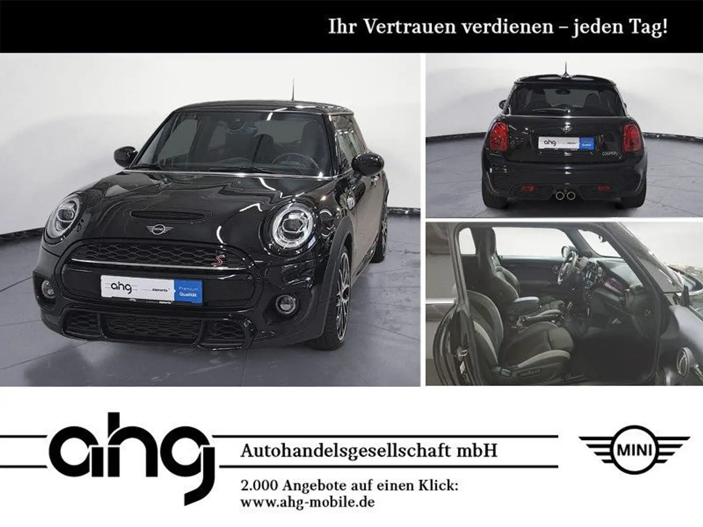 MINI Cooper S Sport Aut. DKG EDC Klimaaut. PDC ISOFIX Noir - 1