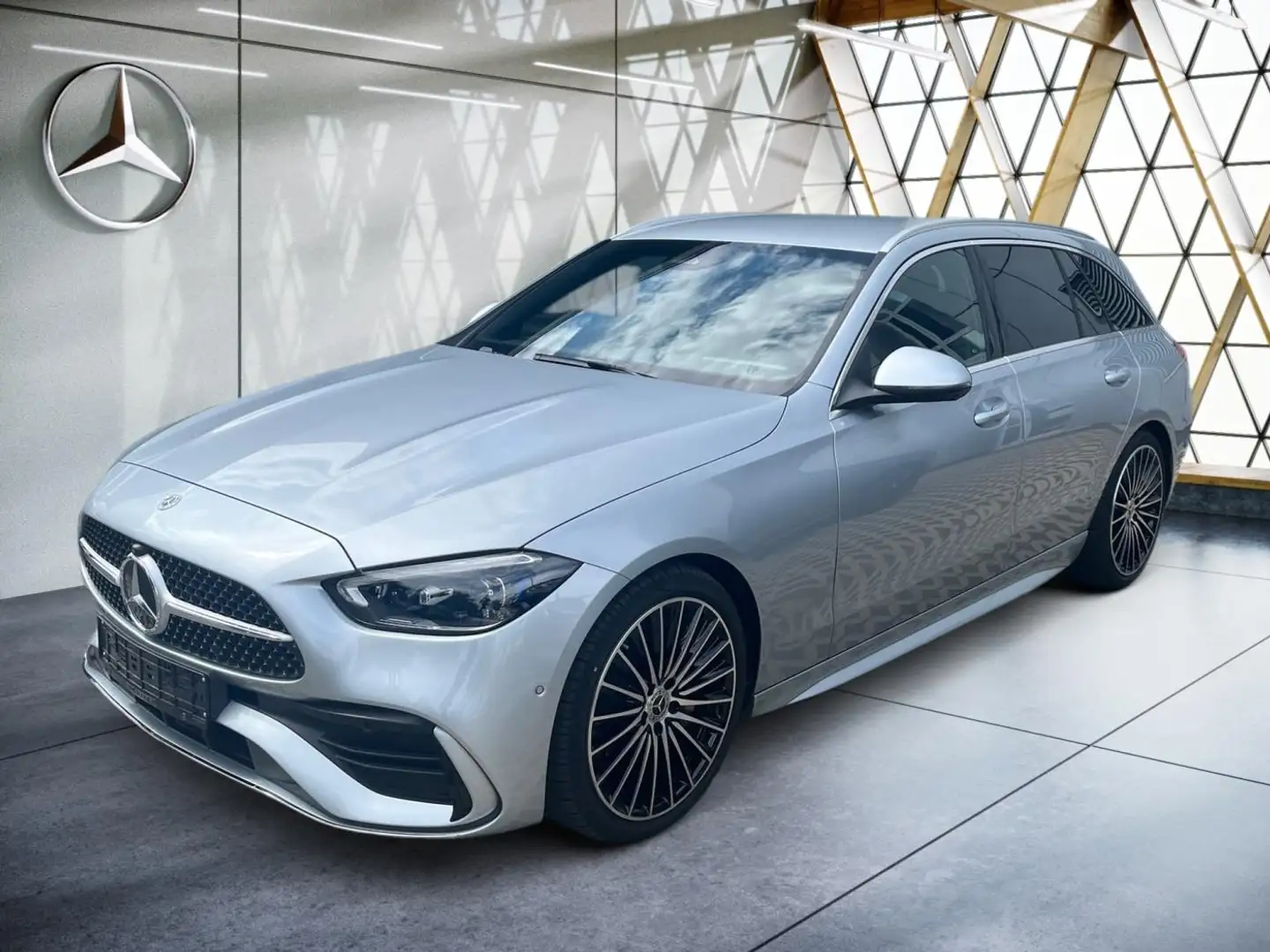 Mercedes-Benz C 180 T-Modell AMG Memory*DigLight*360°*Easy-P** Silber - 2