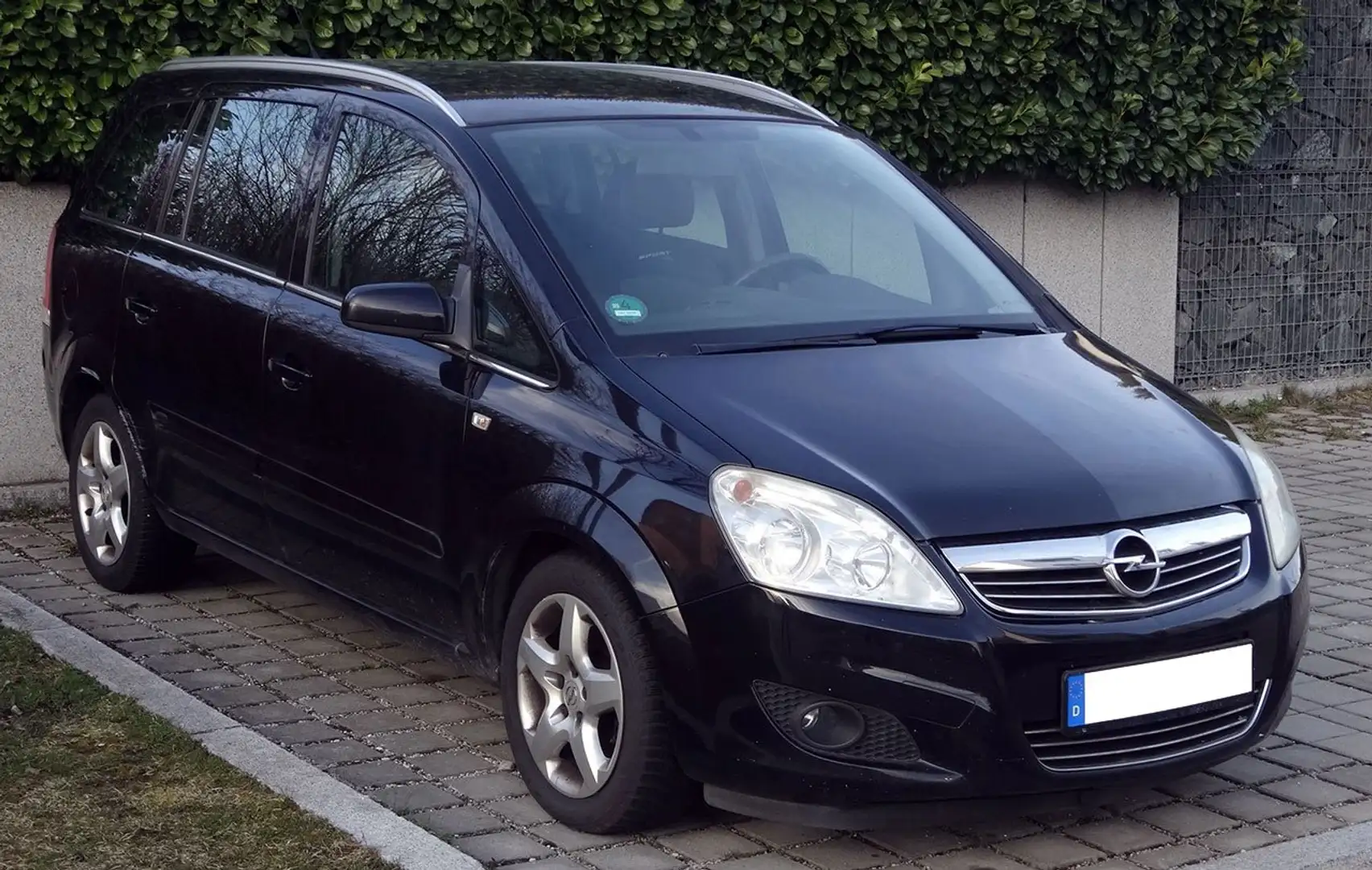 Opel Zafira 1.7 CDTI Ed., Euro5, 260tkm, 7-Sitze, KEIN TÜV! Negru - 1