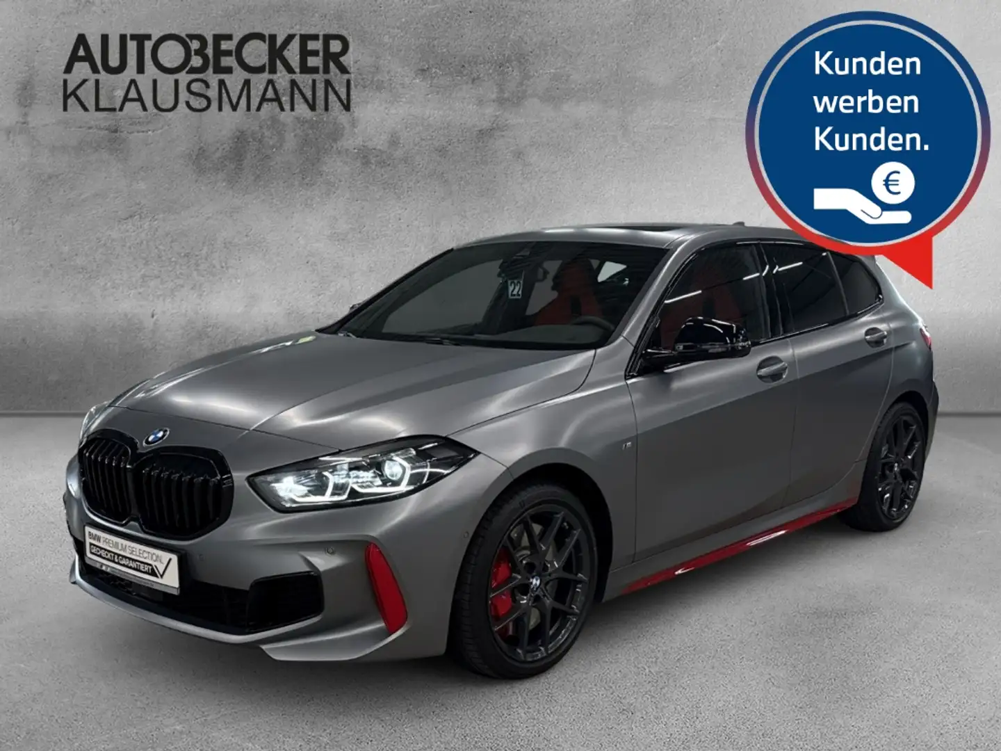 BMW 128 ti M SPORT PRO AUTOMATIK LC PROF LED PDC ACC Gri - 1